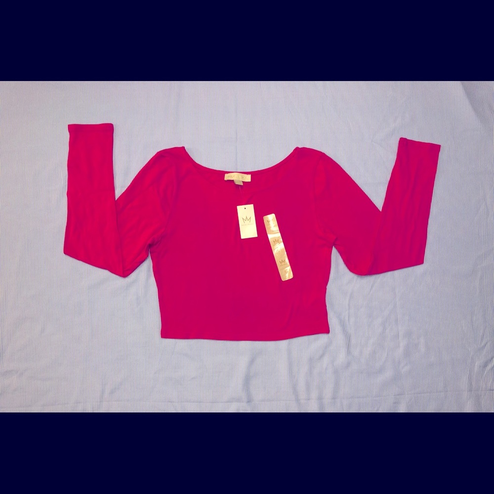 Sexy Hot Pink Crop Top